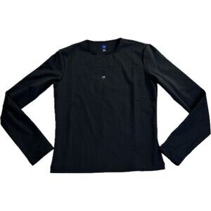 Yeezy Gap Women’s Size Small Black Long Sleeve Second Skin Pockets YZY